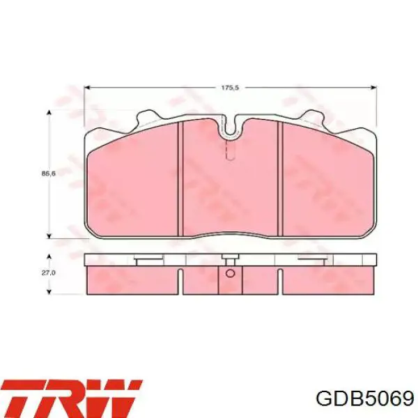 Купить 1436901 DAF Колодки тормозные