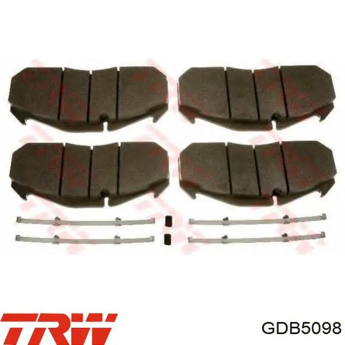 Задние дисковые колодки TRW GDB5098