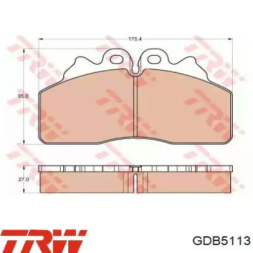 Купить 07P29256 SBP Колодки тормозные задние, дисковые