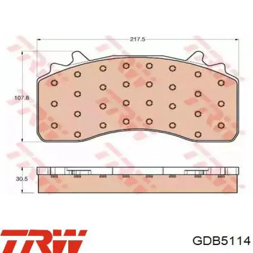 Передние тормозные колодки 882279 VALEO