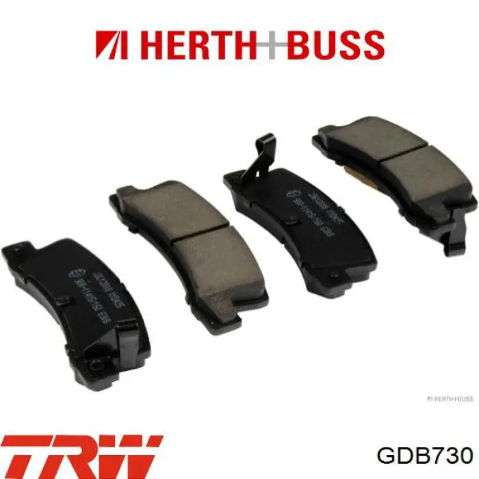 Задние дисковые колодки TRW GDB730