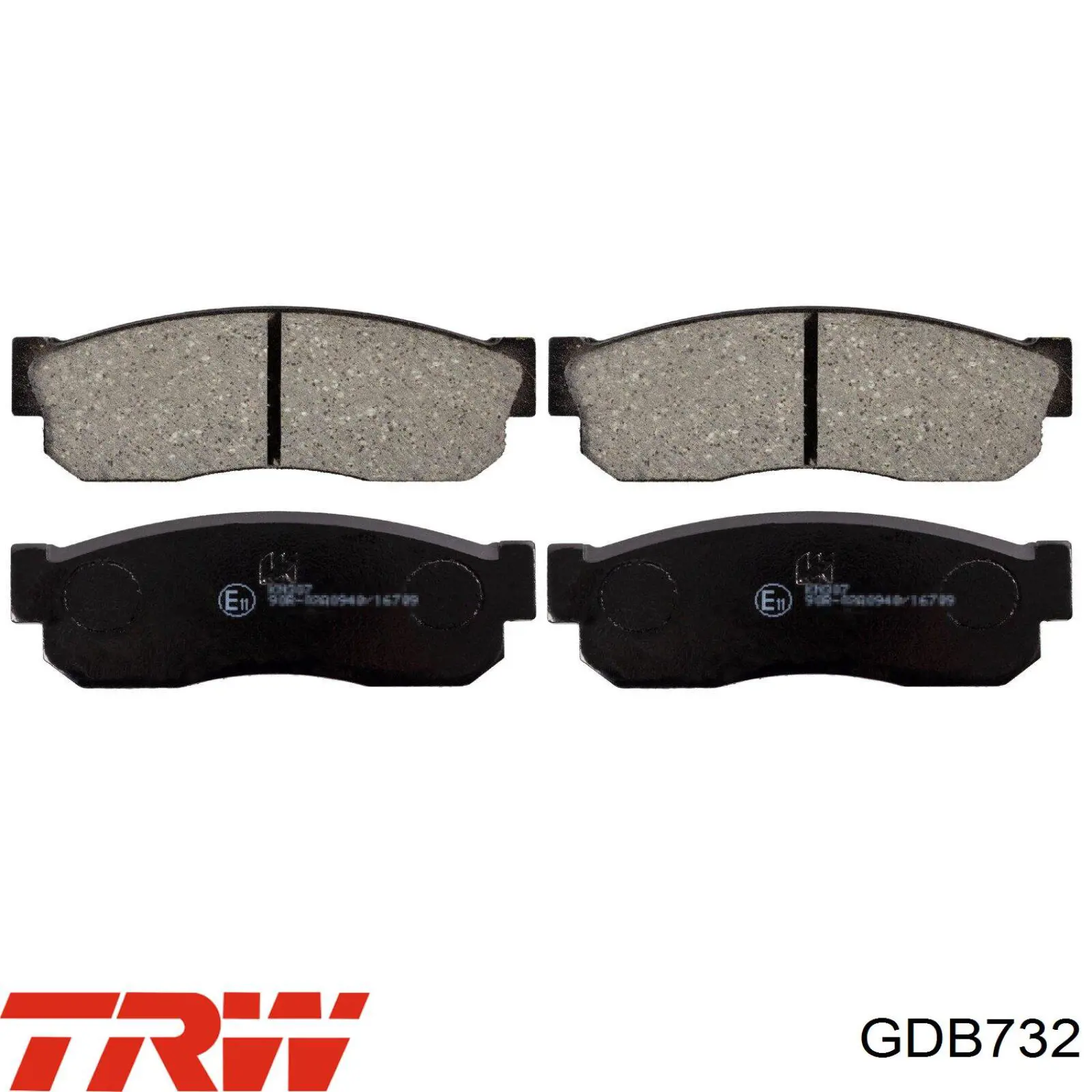 Колодки TRW GDB732 цена, от 13.13 USD