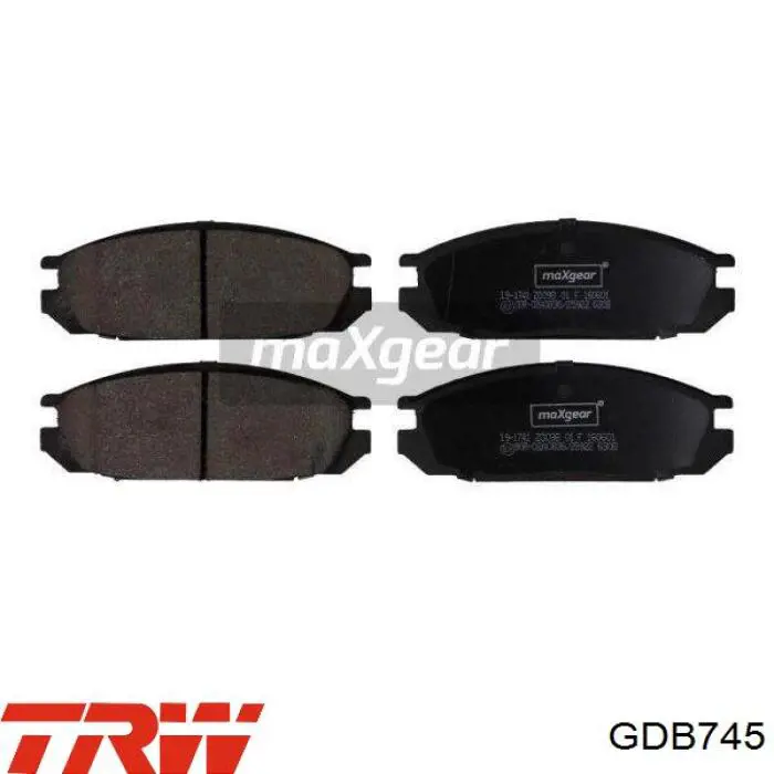Задние дисковые колодки TRW GDB745