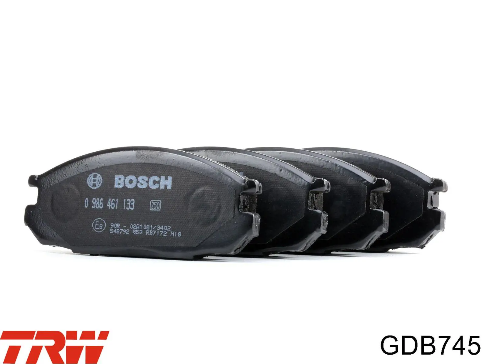 GDB745 TRW Колодки тормозные дисковые комплект