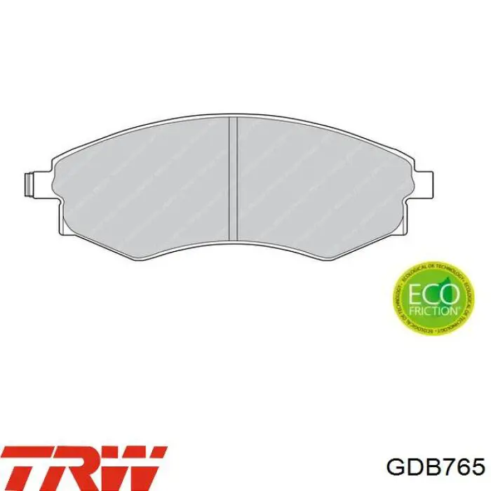 Купить GDB765 TRW Колодки тормозные