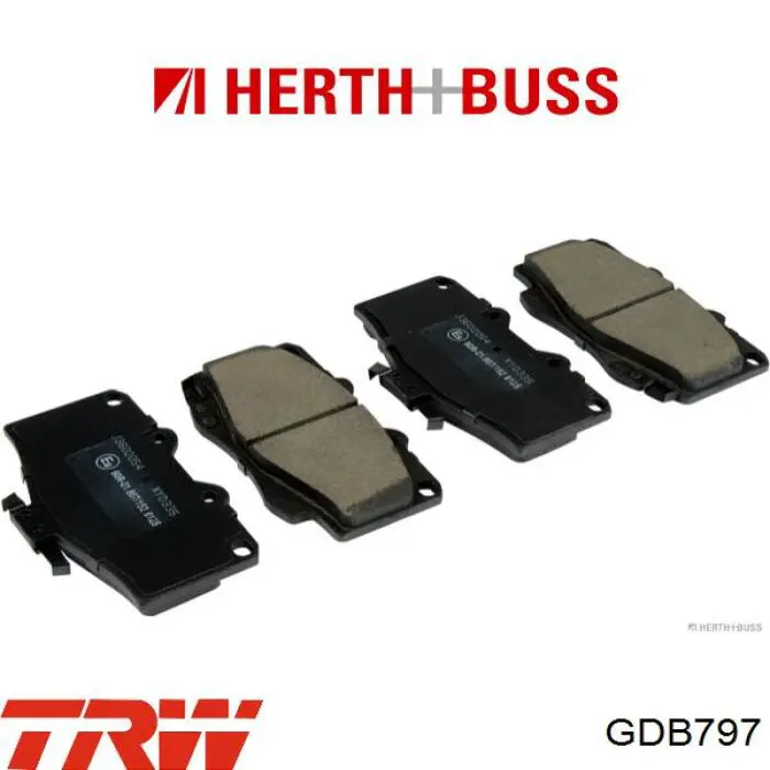 Тормозные колодки TRW GDB797