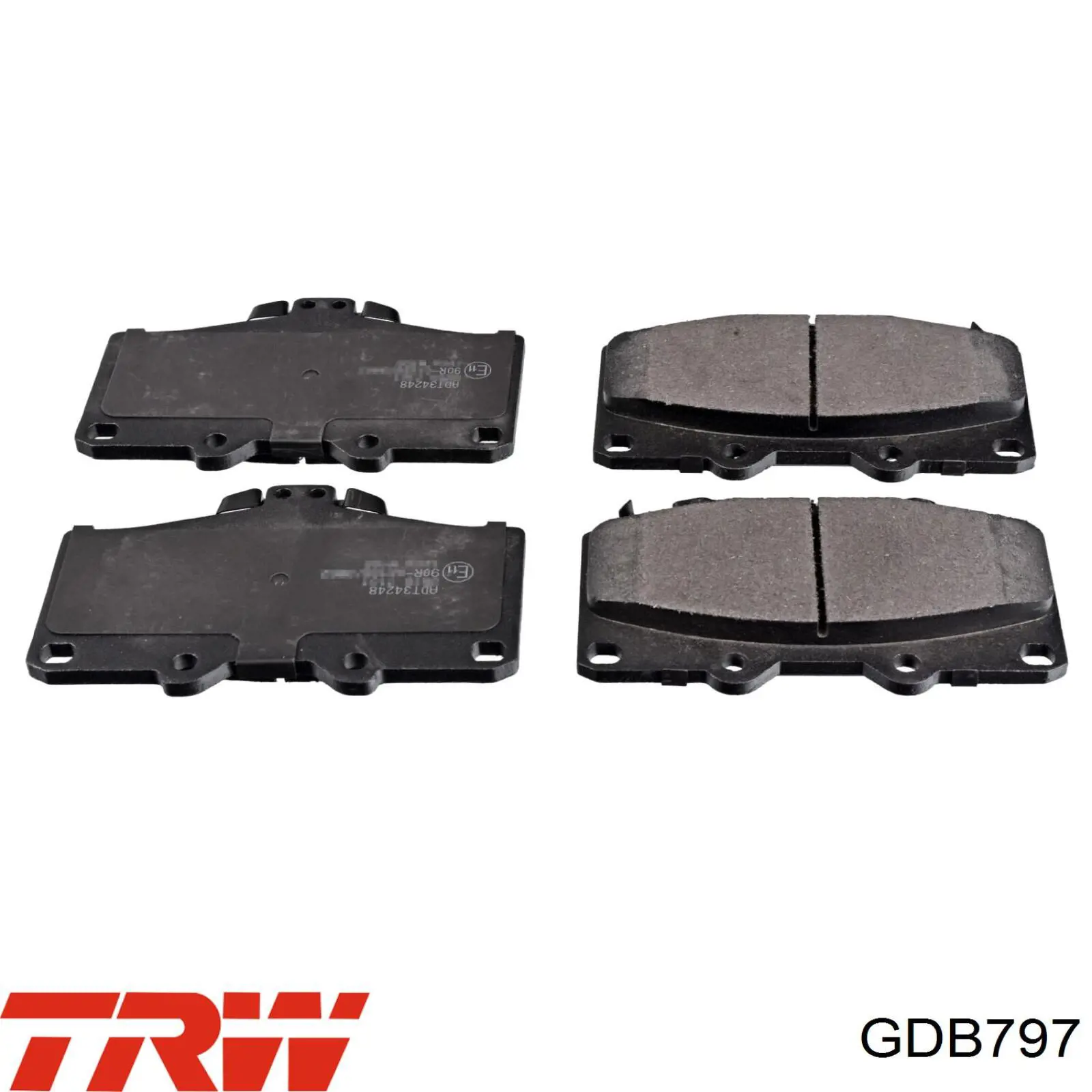 Передние тормозные колодки GDB797 TRW