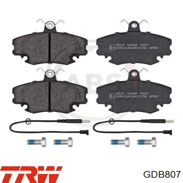 Колодки TRW GDB807 цена, от 19.01 USD