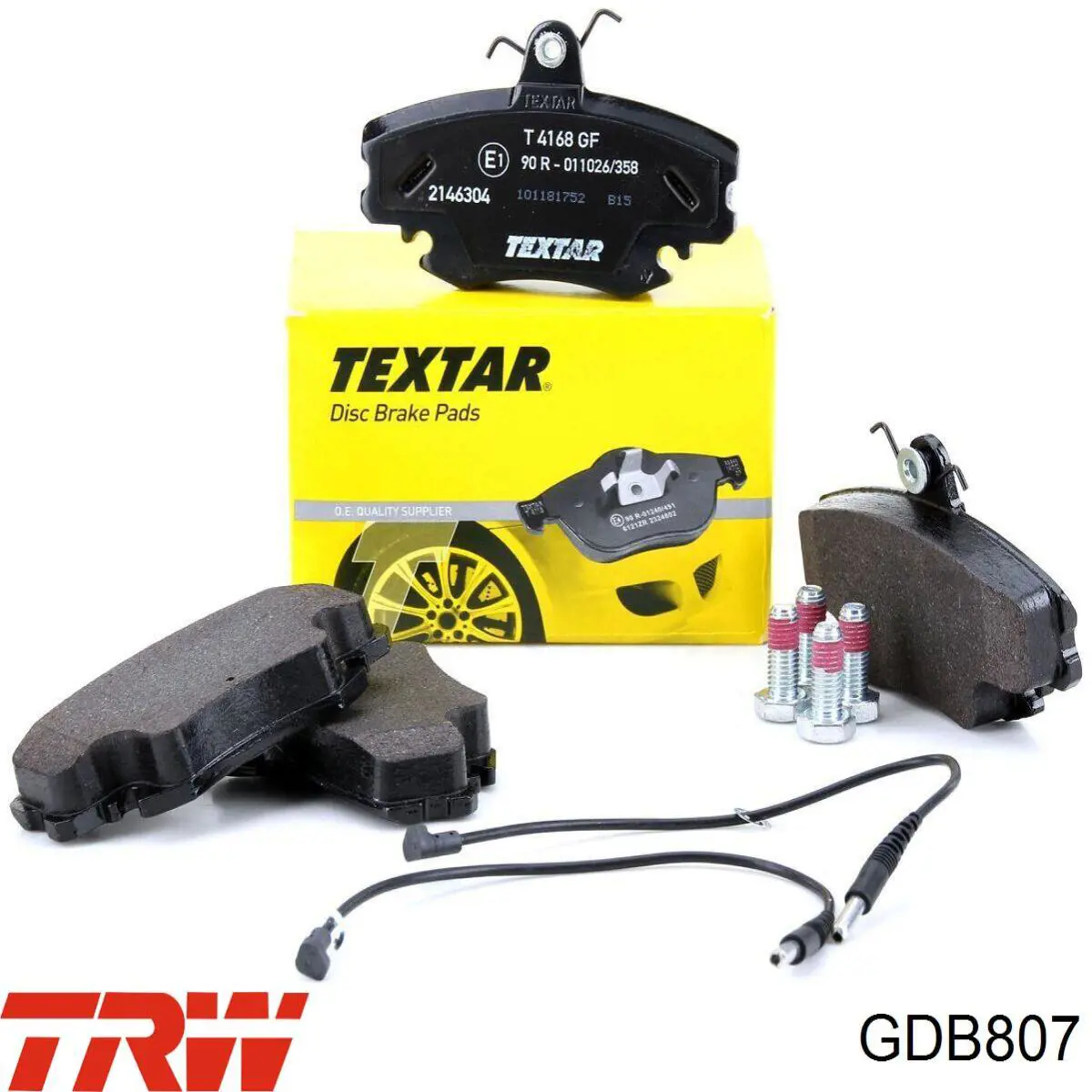 GDB807 TRW Колодки передние