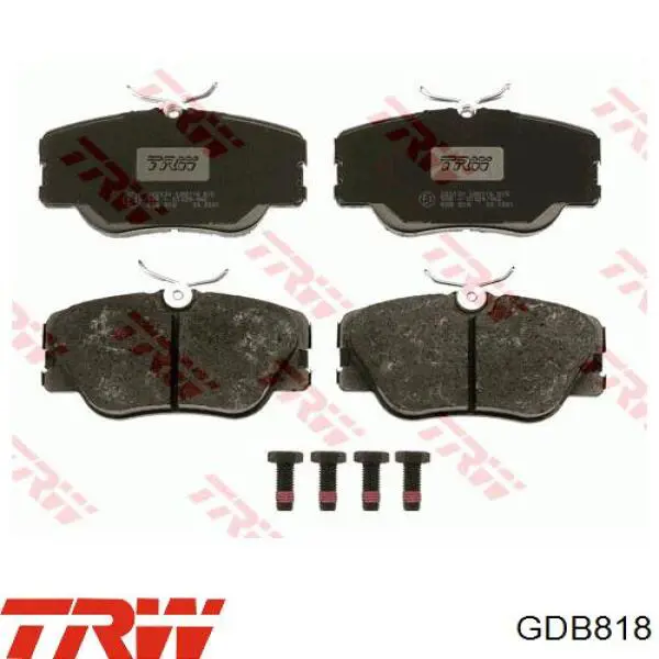 Тормозные колодки TRW GDB818