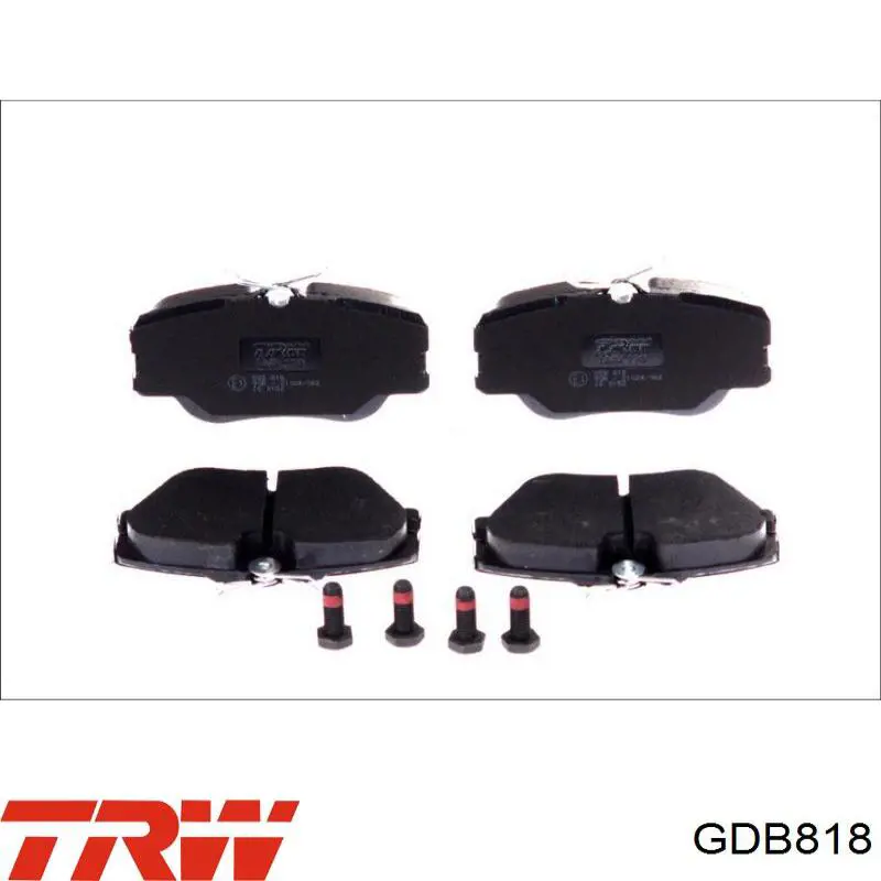 Передние тормозные колодки GDB818 TRW
