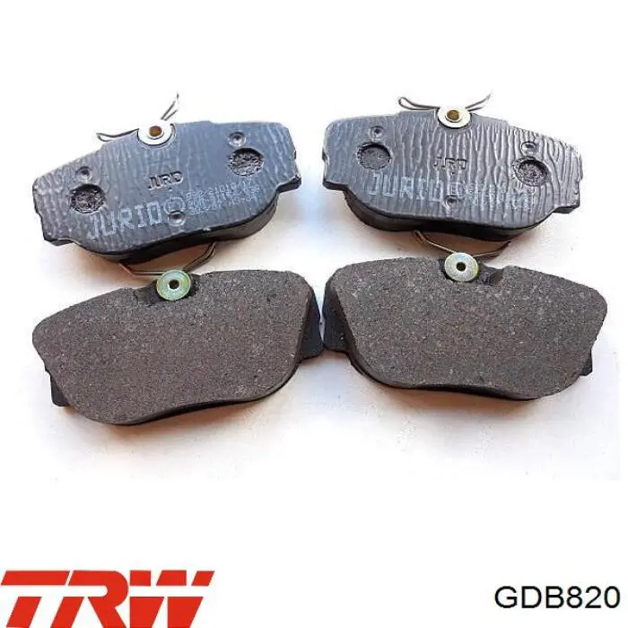 Передние тормозные колодки GDB820 TRW