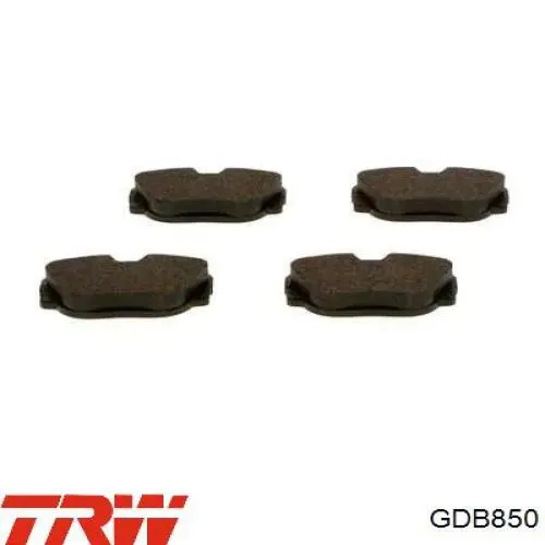 GDB850 TRW Колодки передние