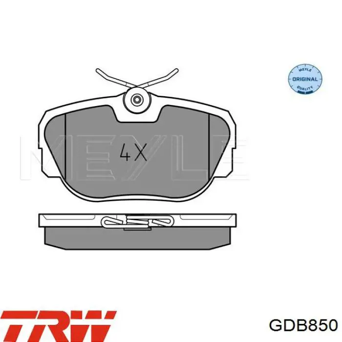 Колодки TRW GDB850 цена, от 11.92 USD
