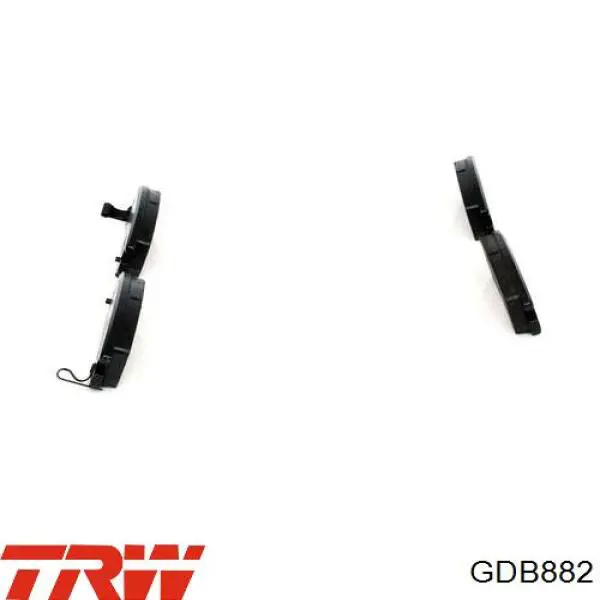Передние тормозные колодки GDB882 TRW