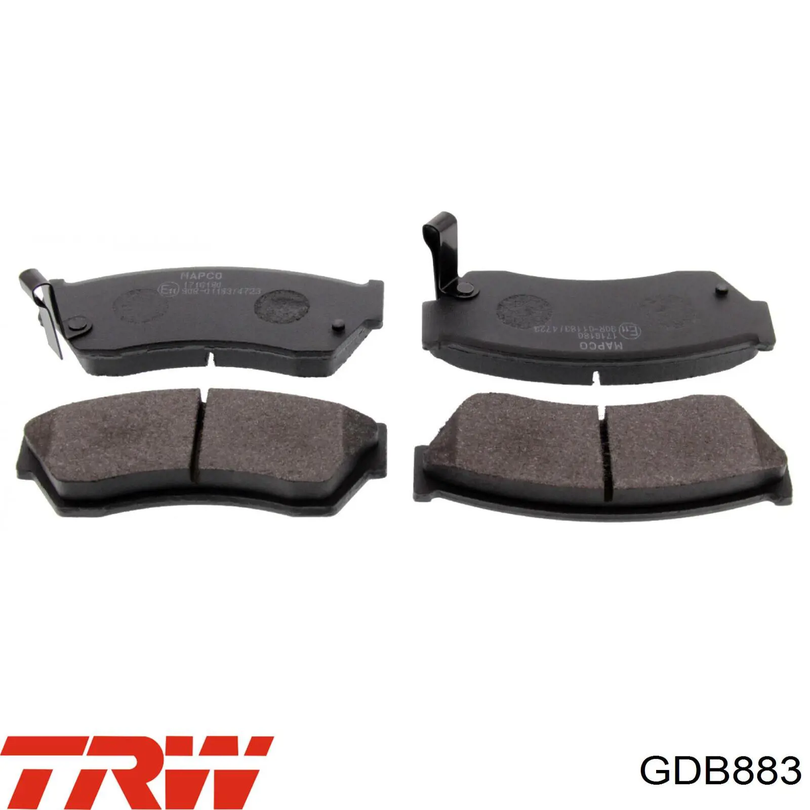 Купить GDB883 TRW Колодки тормозные