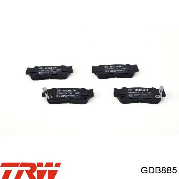 Колодки TRW GDB885 цена, от 15.17 USD