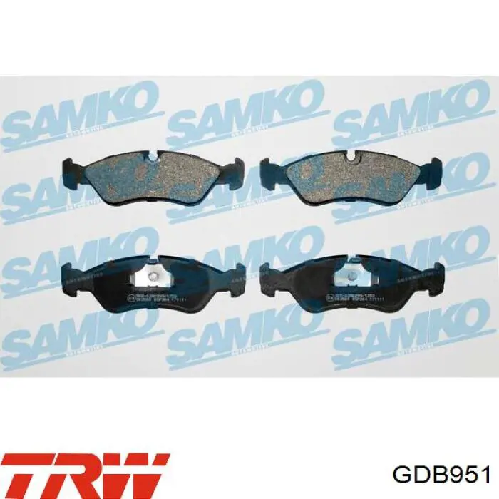 Колодки TRW GDB951 цена, от 25.06 USD