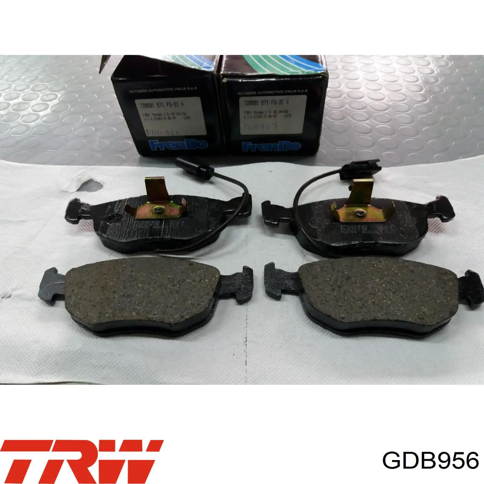 Тормозные колодки Denckermann B110124