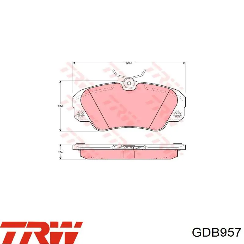 Купить 9195077 Opel Колодки тормозные