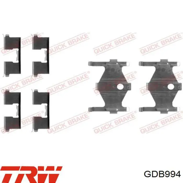 Колодки дисковые  TRW GDB994 цена, от 13.25 USD