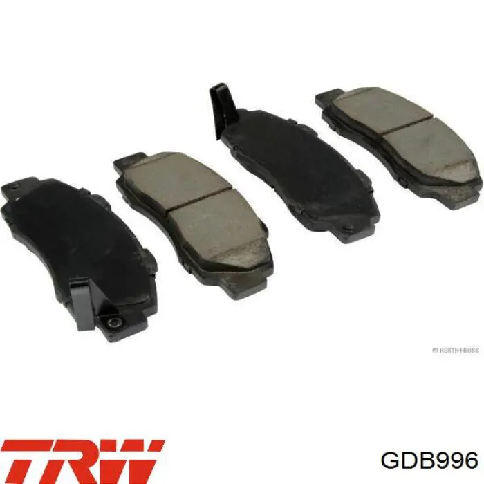 Передние тормозные колодки GDB996 TRW