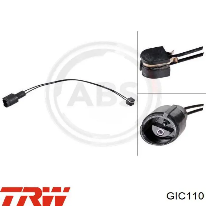 Купить GIC110 TRW Датчик износа тормозных колодок задний