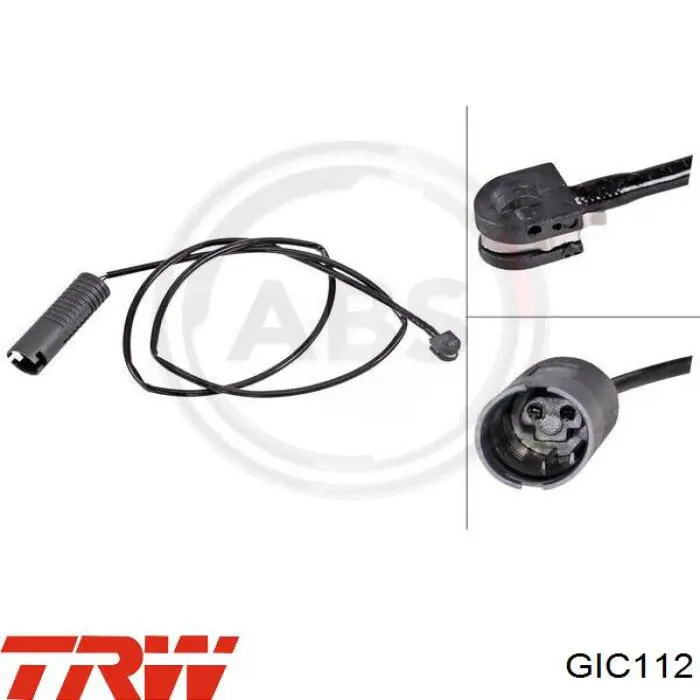 Купить GIC112 TRW Датчик износа тормозных колодок задний