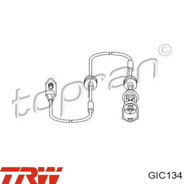 WS0158B Quick Brake датчик износа тормозных колодок передний