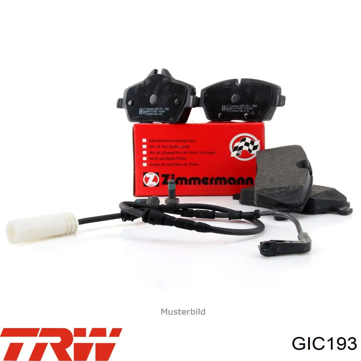 GIC193 TRW Датчик износа тормозных колодок