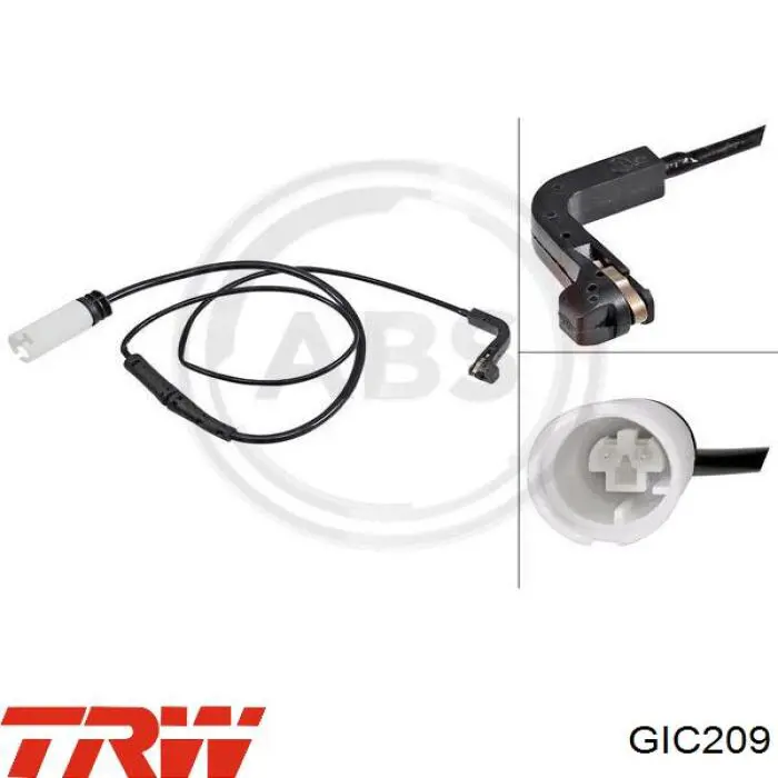 GIC209 TRW  Датчик износа тормозных колодок задний