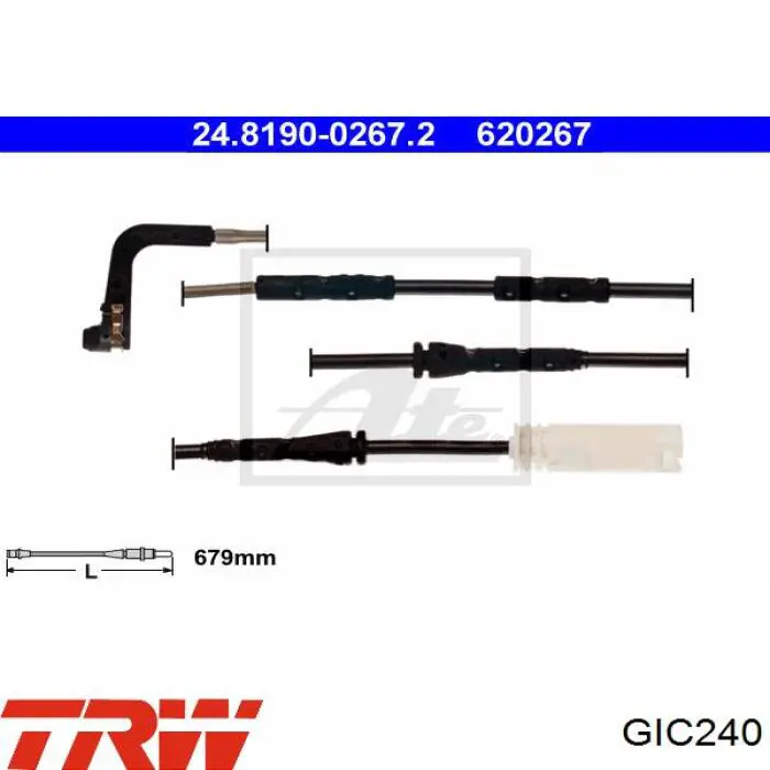 Купить GIC240 TRW Сенсор износа