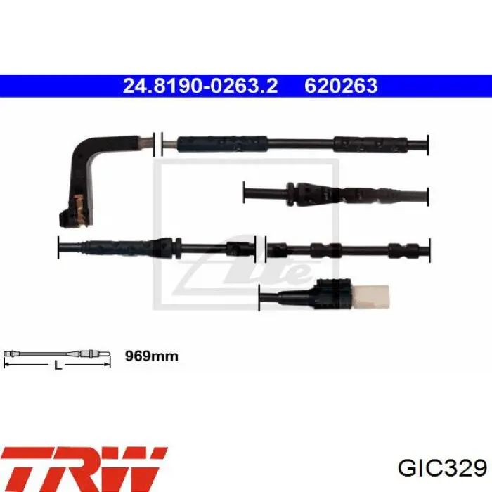 Сигнализатор износ тормозных колодок Maxgear 230072 цена, от 3.56 USD