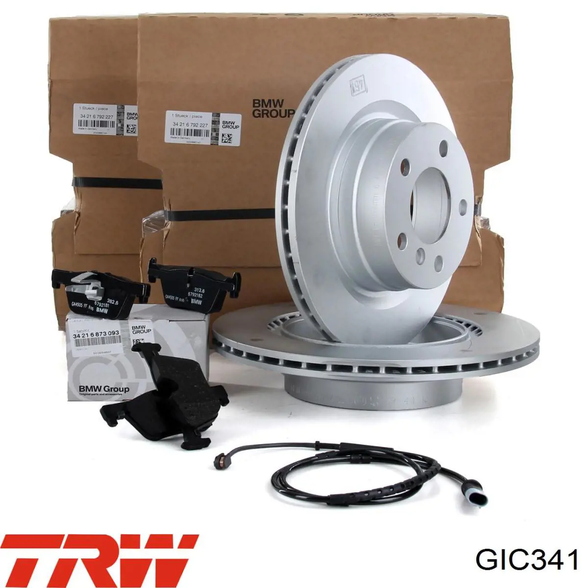 Датчик износа тормозных колодок задний GIC341 TRW