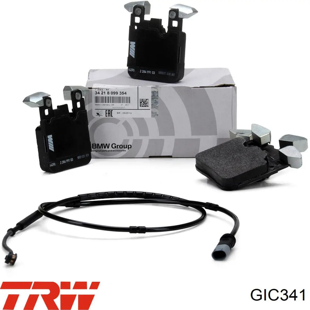 GIC341 TRW  Датчик износа тормозных колодок задний