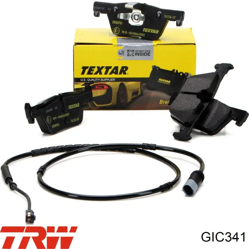 Датчик износа тормозных колодок, задний TRW GIC341 цена, от 13.58 USD
