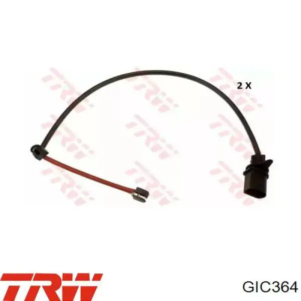 GIC364 TRW датчик износа тормозных колодок передний