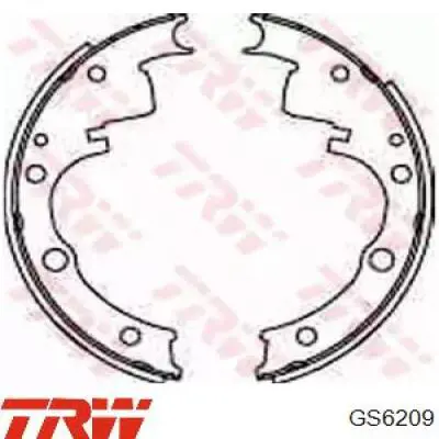 GS6209 TRW колодки тормозные задние барабанные