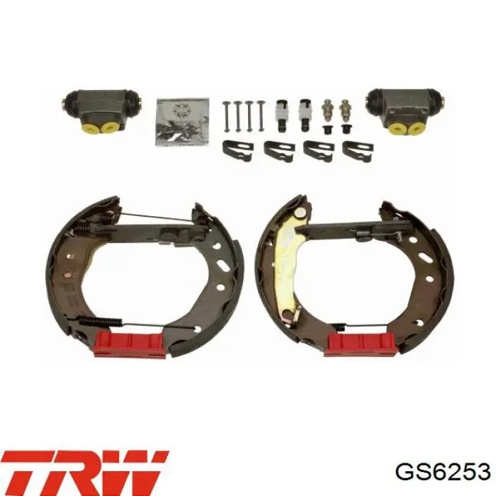Задние барабанные колодки GS6253 TRW