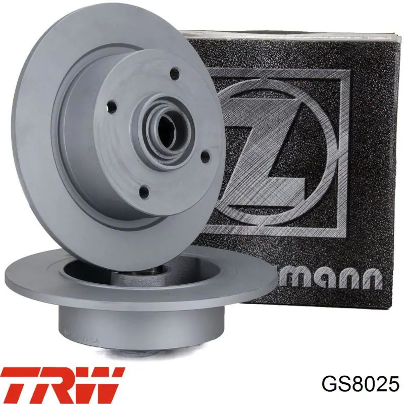 GS8025 TRW Барабанные тормозные колодки