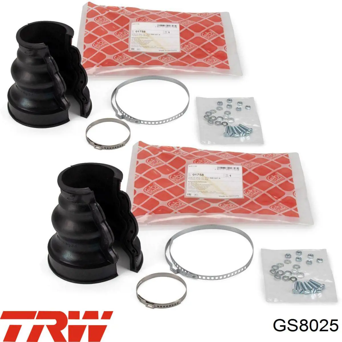 Тормоза рабочие задние ножные и тормозные барабаны TRW GS8025 цена, от 26.33 USD