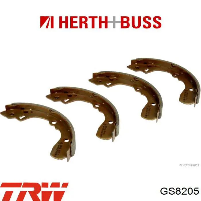 Задние барабанные колодки G0302638Z Mazda