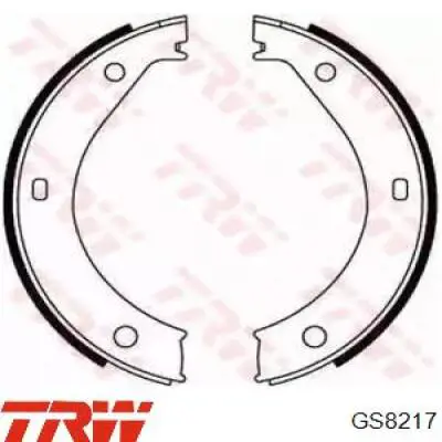 Juego de zapatas de frenos, freno de estacionamiento GS8217 TRW