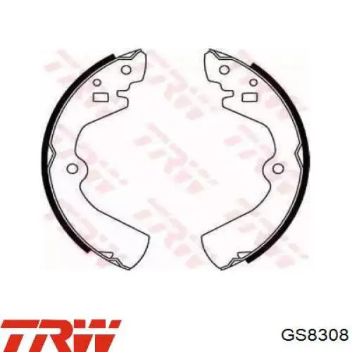 Тормоза рабочие задние ножные и тормозные барабаны TRW GS8308 цена, от 14.09 USD
