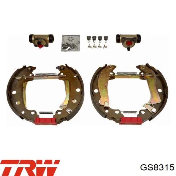 Задние барабанные колодки GS8315 TRW