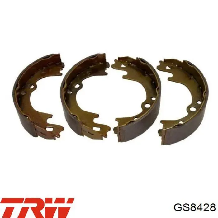 Купить GS8428 TRW Задние барабанные тормозные колодки