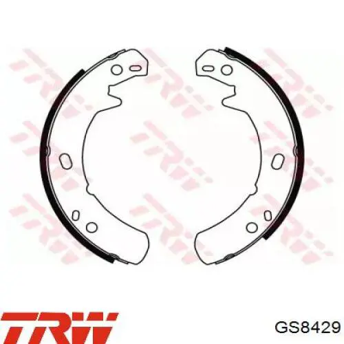Тормоза рабочие задние ножные и тормозные барабаны TRW GS8429 цена, от 43.94 USD