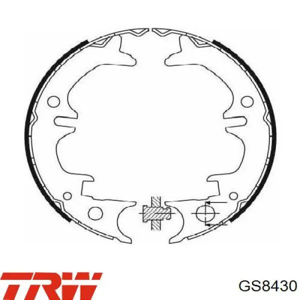Колодки ручника BC08380 Starline