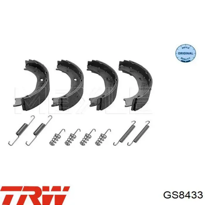 Купить GS8433 TRW Колодки ручника/стояночного тормоза