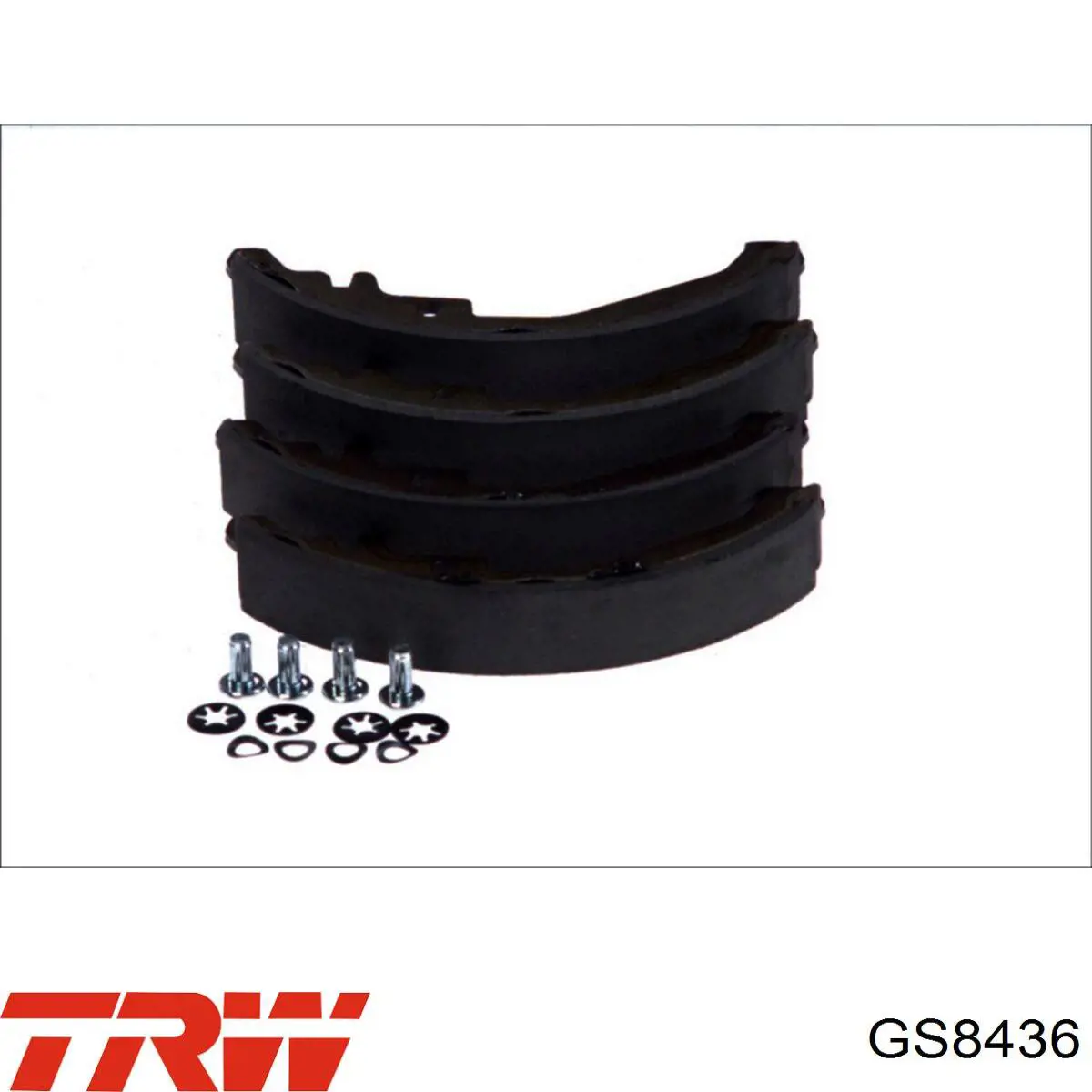 GS8436 TRW колодки тормозные задние барабанные